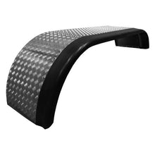 aluminum checker plate w/ rubber lip