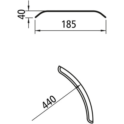 Mudguard plastic E 2100