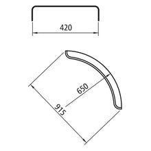 Mudguard Istoflex L 4210 gold