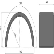 Mudguard ISTOFLEX® H 4222 gold