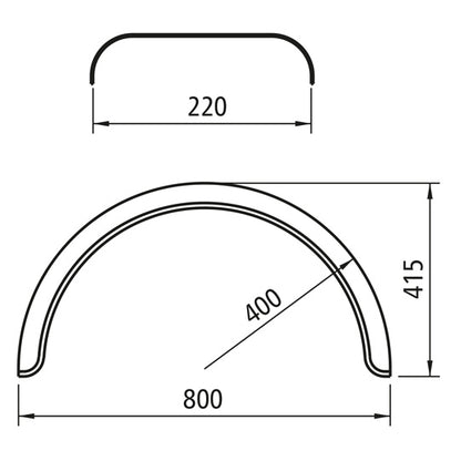 Mudguards - ISTOFLEX H 2213 gold