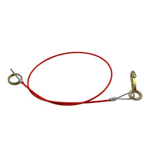 Breakaway cable w/ snap hook and ring, length 960 mm