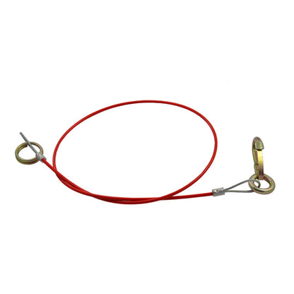 Breakaway cable w/ snap hook and ring, length 960 mm