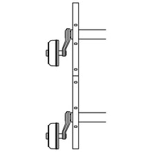 Rubber spring axle GFA 1350 - 5/67/112 with brake, 1000 mm AM