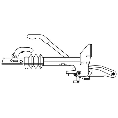 Overrun hitch KF 20 A, 1100-2000 kg permissible total weight