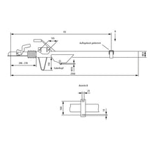 Overrunning device, KR 20, 2500 mm