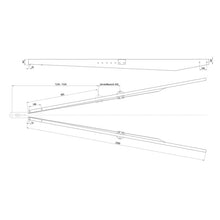 Drawbars ZG 2100 - 2500 mm long