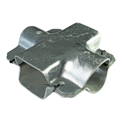 Clamping shells - 80 square for draw tube Ø 70/90 mm