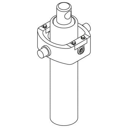 Tipping cylinder type TZE 2B 4505, stroke volume 1.7 l