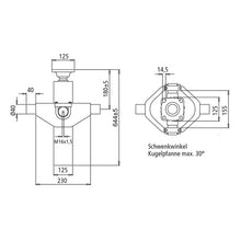 Tipping cylinder type TZE 4P 6019, stroke volume 11.9 l