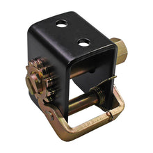 Lashing winch 1880, painted/galvanised, w/ spring support