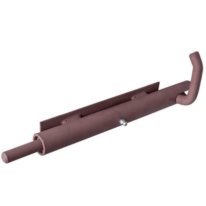 Spring latch 2219/30 w/ weld-on plate, L, primed stl.