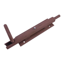 Spring bolt 2220/80 Spring bolt w. screw-on plate, L, stl.