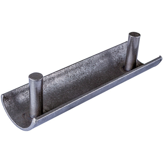 Double tarpaulin tube holder, for Ø 60 mm, untreated