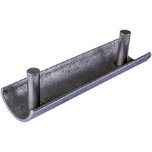 Double tarpaulin tube holder, for Ø 60 mm, untreated