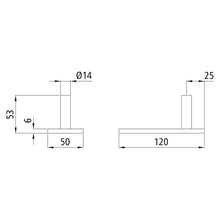Simple tarpaulin tube holder, raw