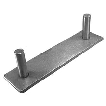 Dubbel presenningsrörhållare, rå