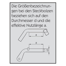 Socket pin 12 x 80 mm, w/ tongue, raw stl.