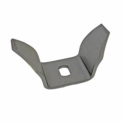 Weld-on bracket/bracket size 2, raw stl., 157 x 6 mm
