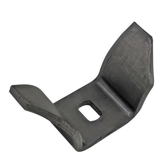 Weld-on bracket size 3, raw stl., 167 x 8 mm