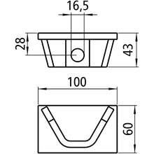 Mounting bracket 650, primed