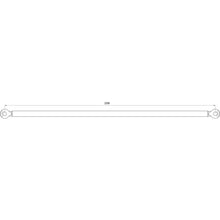 Tow bar, 16 t, red, bore 40/40, 2250 mm