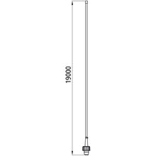 Flat cable set, left/right, 2-pin ASS, P&amp;R, 19000 mm