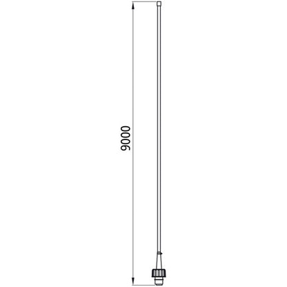 Flat cable set, left/right, P&amp;R, 2-pole ASS, 9000 mm