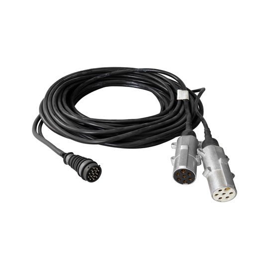Supply cable, LM 30, 2 x 7-pin plug,, 12 m