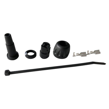 Connector plug, black, 2-pin ASS, socket