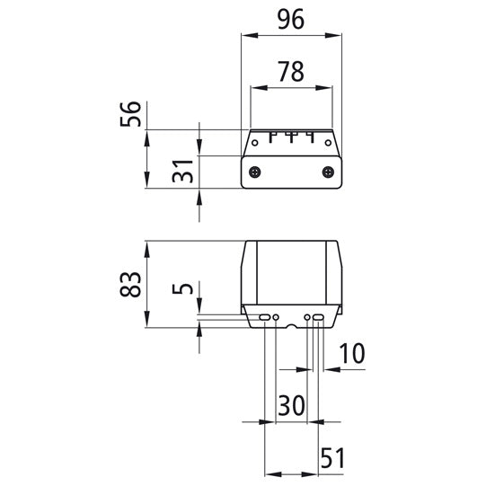 Sidepoint, 24 V, SML, 90° angle (Z)
