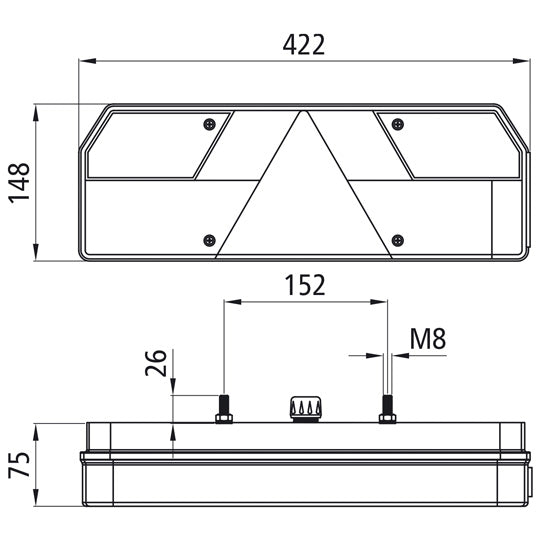 Europoint I, 24 V, right, PG screw connection