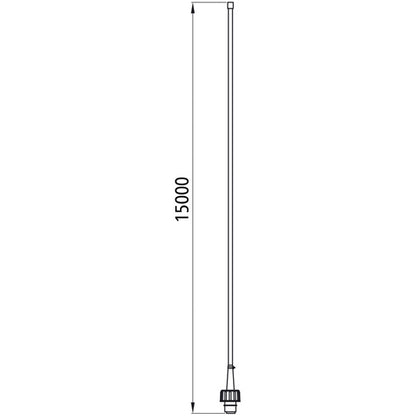 Flat cable set, left/right, 2-pin ASS, P&amp;R, 15000 mm, OEM