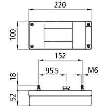 Midipoint I, 12 V, left, 5-pin bayonet, with NSL