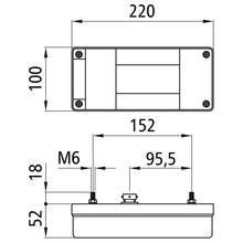 Midipoint I, 12 V, right, 5-pin bayonet, with RFS