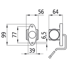 Superpoint III LED, 12 V, li/re, rt/ws/ge, 1.0 m