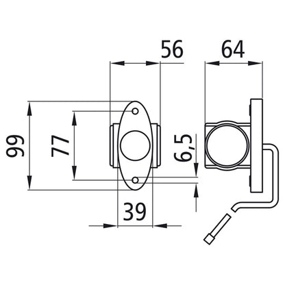 Superpoint III LED, 12 V, li/re, rt/ws/ge, 1.0 m