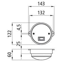 Inpoint, 12/24 V, interior light, w. switch, light loose