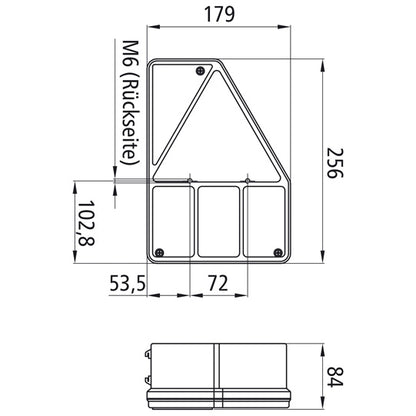 Earpoint I, 12 V, right, 5-pin bayonet, with triangle, with RFS
