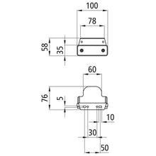 Flatpoint I LED, 24 V, white, without cable, 90° angle (Z)
