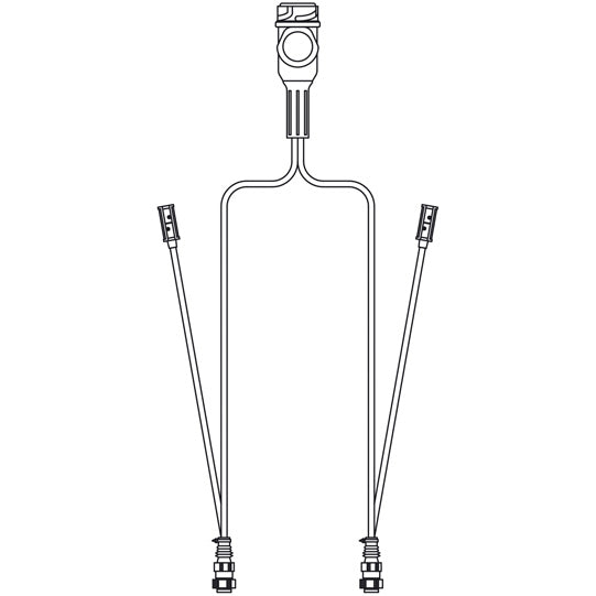 Supply cable, 12 V, 11.00 m, 13-pin plug, 5-pin bay.