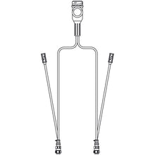 Supply cable, 12 V, 11.00 m, 13-pin plug, 5-pin bay.