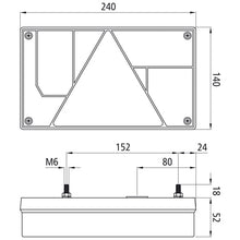 Multipoint I, 12 V, R, grommet, w/ triangle, w/ RFS