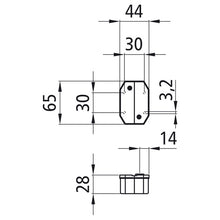 Flexipoint I, 12 V, red/white, cable 0.50 m, P&amp;R