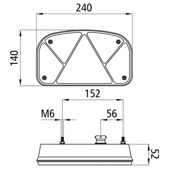 Multipoint II 12 V, 5-pin bay. w. triangle, w. KZL. triangle