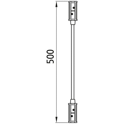 P&amp;R connection, cable 0.50 m, OEM