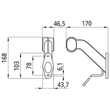Superpoint II, 12 V, left, 0.86 m, standard, DC