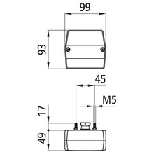 Minipoint, 12 V, left/right, 5-pin bayonet