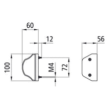 Regpoint, 24 V, KZL, PG, with red lens