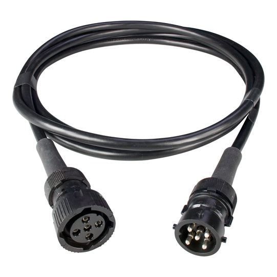 Extension cable, 5-pin bayonet, 2000 mm, socket/pin